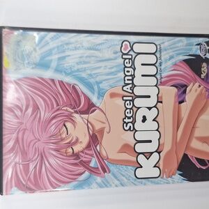 Manga Steel Angel Kurumi DVD - Pink and White Art